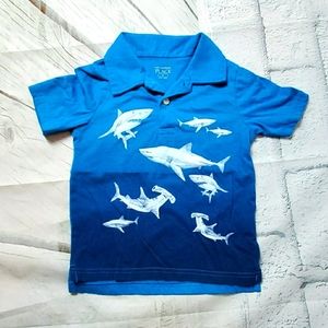 3 for $6***Toddler Shark Polo Shirt